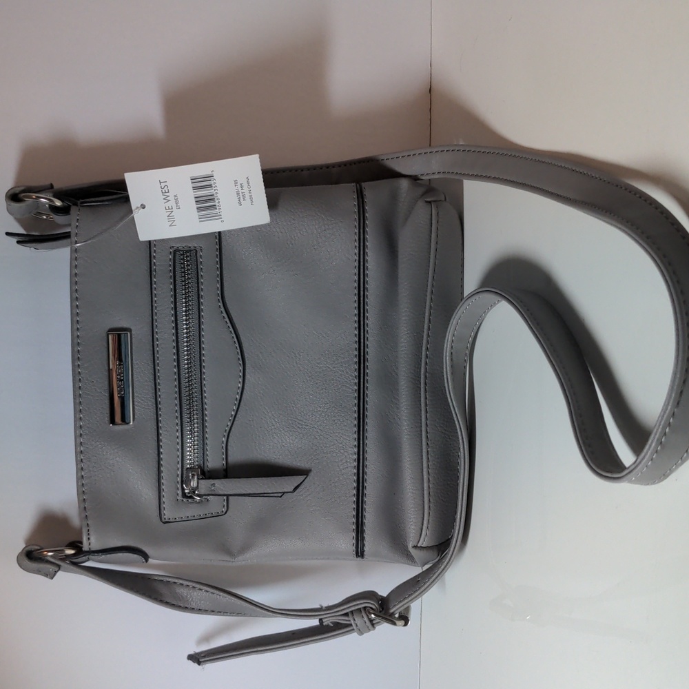 *NWT* Nine West Gray Crossbody Purse